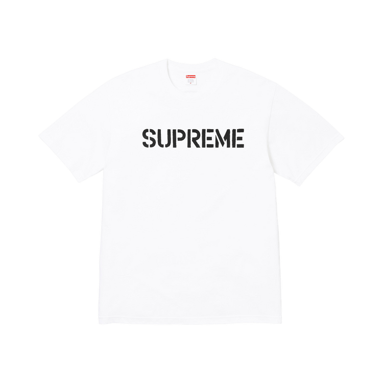 Buy Supreme Hard Tee 'White' - SS26T64 WHITE | GOAT