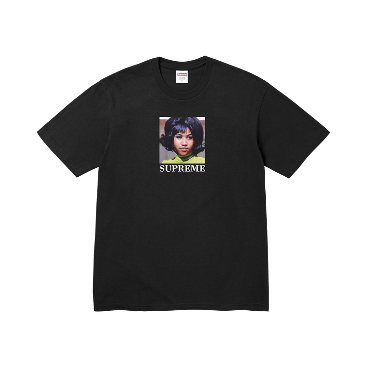 Buy Supreme Aretha Tee 'Black' - SS26T57 BLACK | GOAT