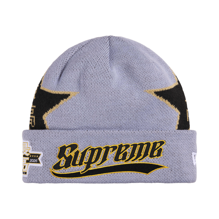 Buy Supreme New Era Stars Beanie 'Lavender' - SS26BN18 LAVENDER | GOAT