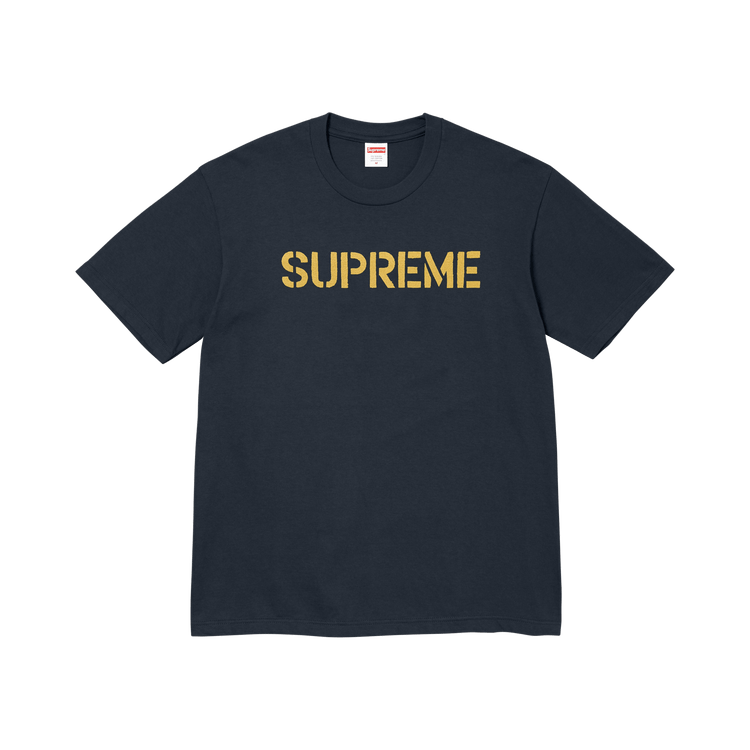 Buy Supreme Hard Tee 'Navy' - SS26T64 NAVY | GOAT