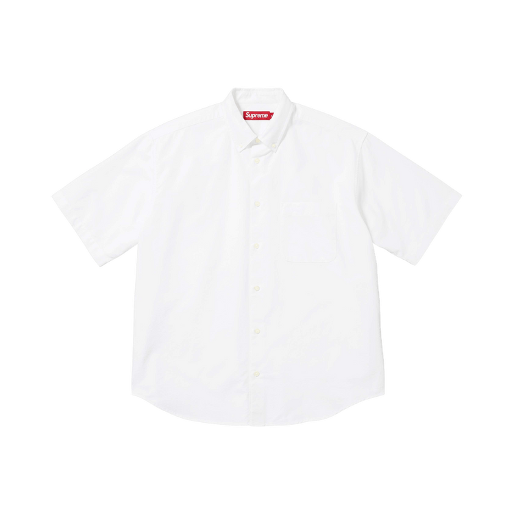 Buy Supreme Loose Fit Oxford Short-Sleeve Shirt 'White' - SS26S1