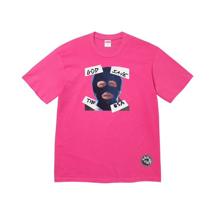 Buy Supreme God Save Us Tee 'Fuchsia' - SS26T69 FUCHSIA | GOAT
