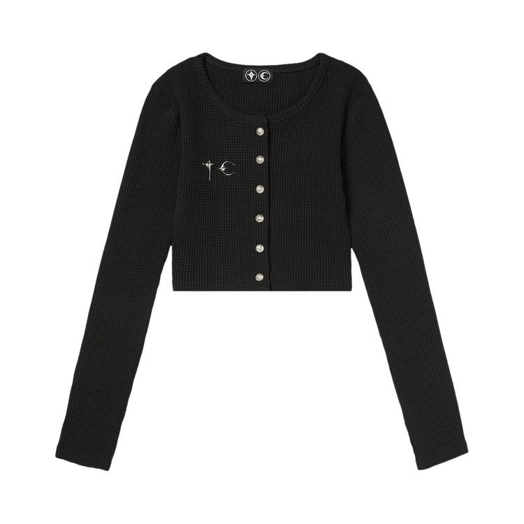 Buy Thug Club Cardigan Top 'Black' - TC24JK0101W | GOAT