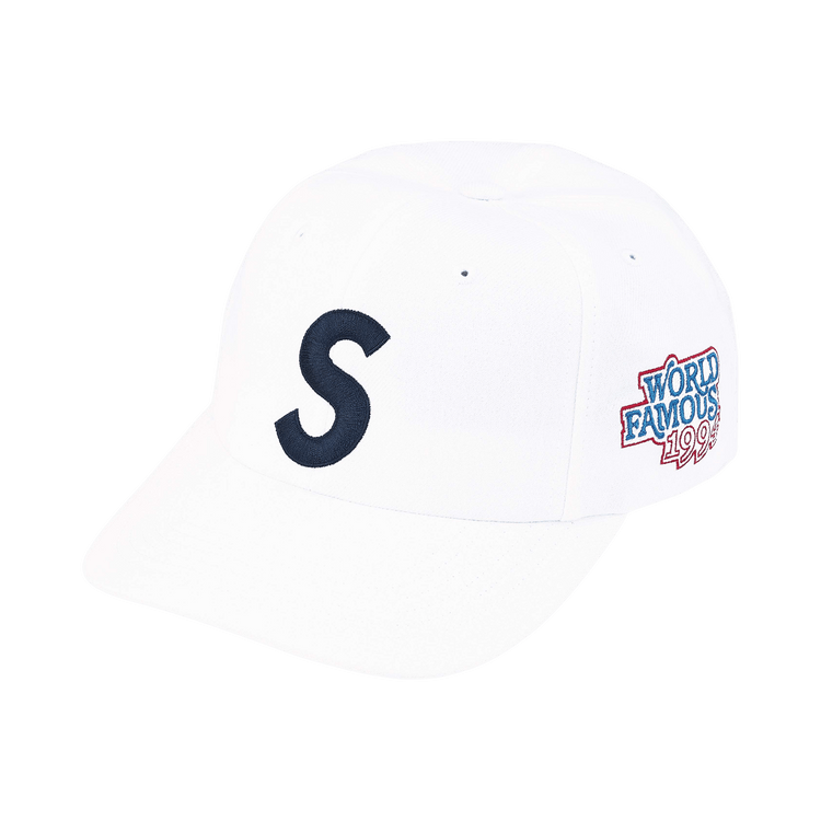 Buy Supreme World Famous S Logo 6-Panel 'White' - SS26H11 WHITE