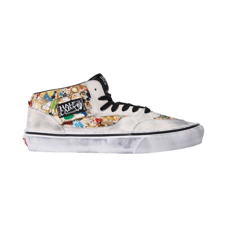 Buy Supreme x Mike Kelley x Vans Half Cab 'White' - 00005
