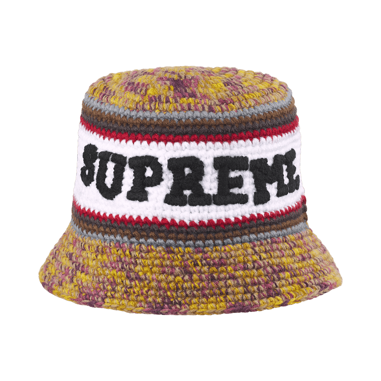 Buy Supreme Knit Logo Crusher 'Yellow' - SS26BN24 YELLOW | GOAT