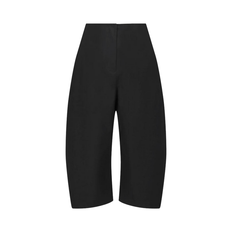 Buy Amomento Curved Capri Pants 'Black' - AM26SSW09PT BLAC | GOAT CA