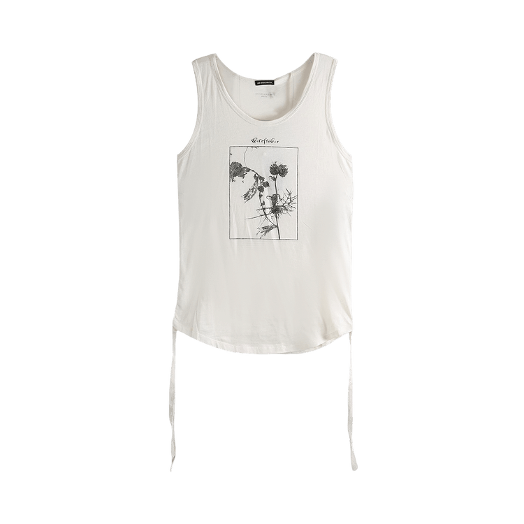 Buy Ann Demeulemeester Wildflower Print Mexi Wrinkled Cropped Tank