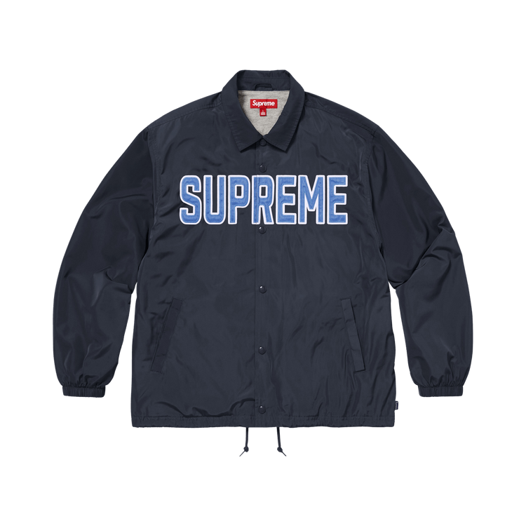 Buy Supreme Spellout Coaches Jacket 'Navy' - SS26J106 NAVY | GOAT