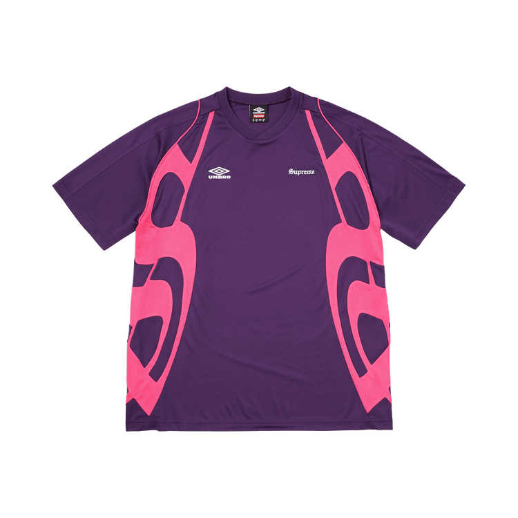 Buy Supreme x Umbro Old English Jersey 'Purple' - SS26KN63 PURPLE