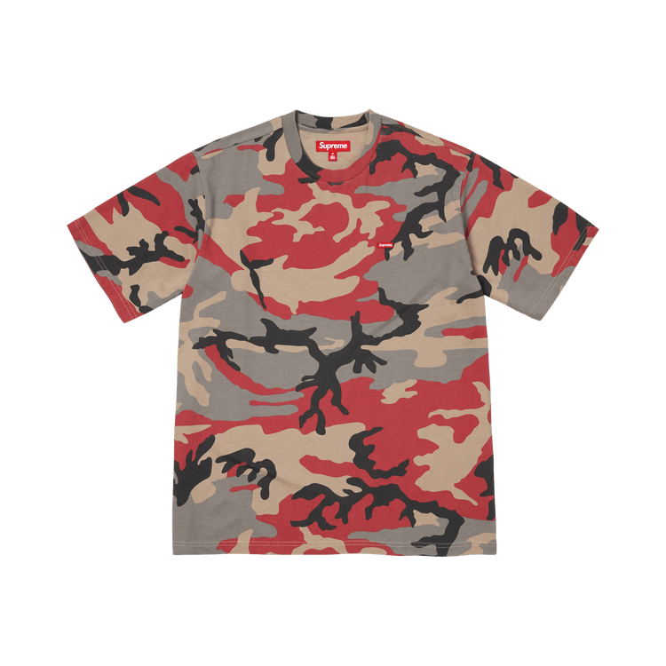 Buy Supreme Small Box Tee 'Red Camo' - SS26KN4 RED CAMO | GOAT