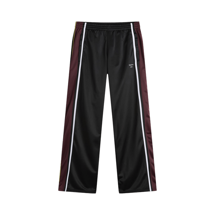 Martine rose トレーニングジャージパンツ ダークブラウン 即日発送 Buy Martine Rose Wide Leg Track Pants 'Black/Burgundy