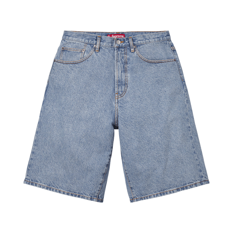 Buy Supreme Baggy Denim Short 'Washed Indigo' - SS26SH15 WASHED