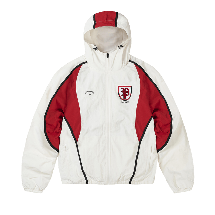Buy Palace Scrum Hooded Shell Jacket 'White' - P30JK180 | GOAT