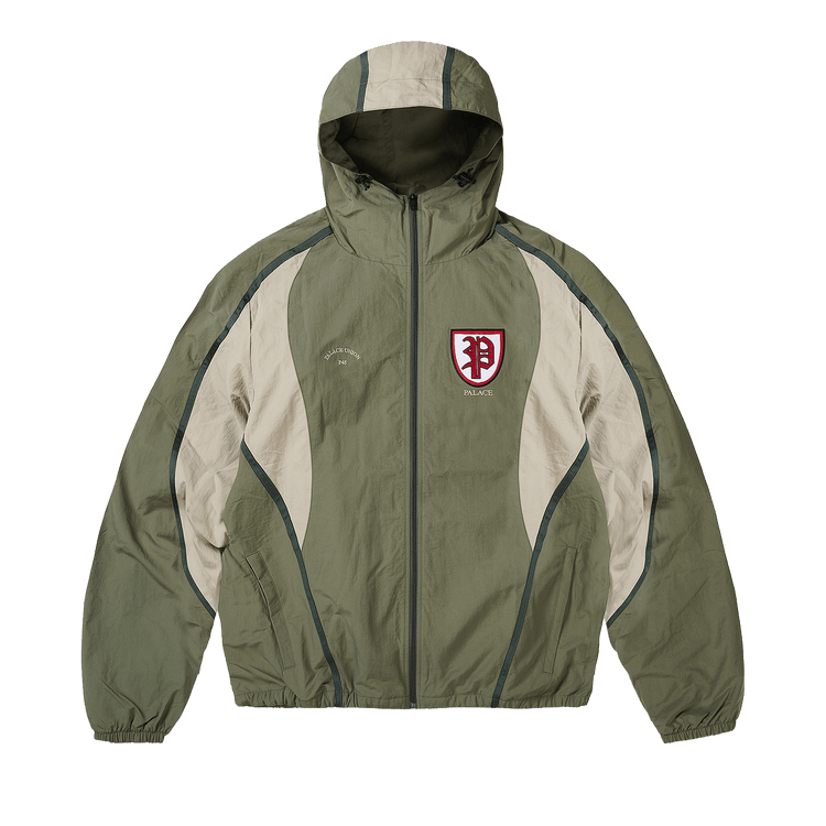Buy Palace Scrum Hooded Shell Jacket 'Olive' - P30JK183 | GOAT