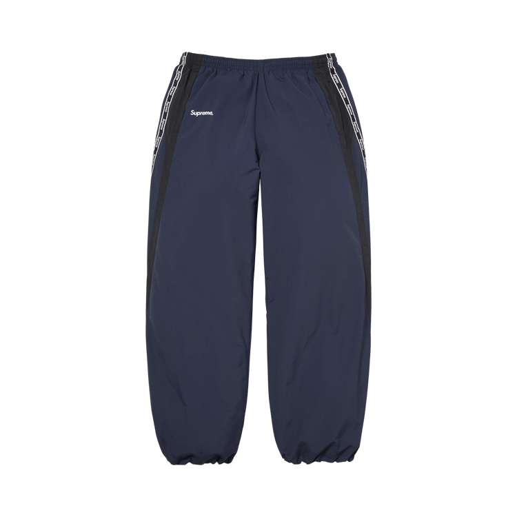 Buy Supreme Logo Taping Track Pant 'Navy' - SS26P91 NAVY | GOAT