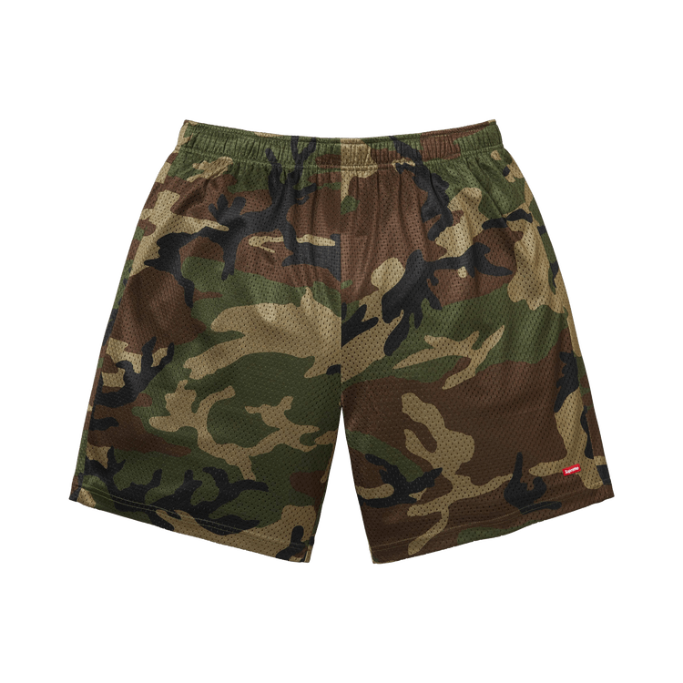 Buy Supreme Small Box Baggy Mesh Short 'Woodland Camo' - SS26SH3