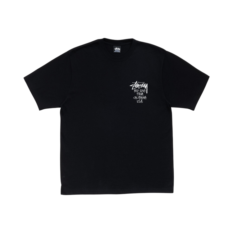 Buy Stussy Big Love Tee 'Black' - 1905218 BLAC | GOAT