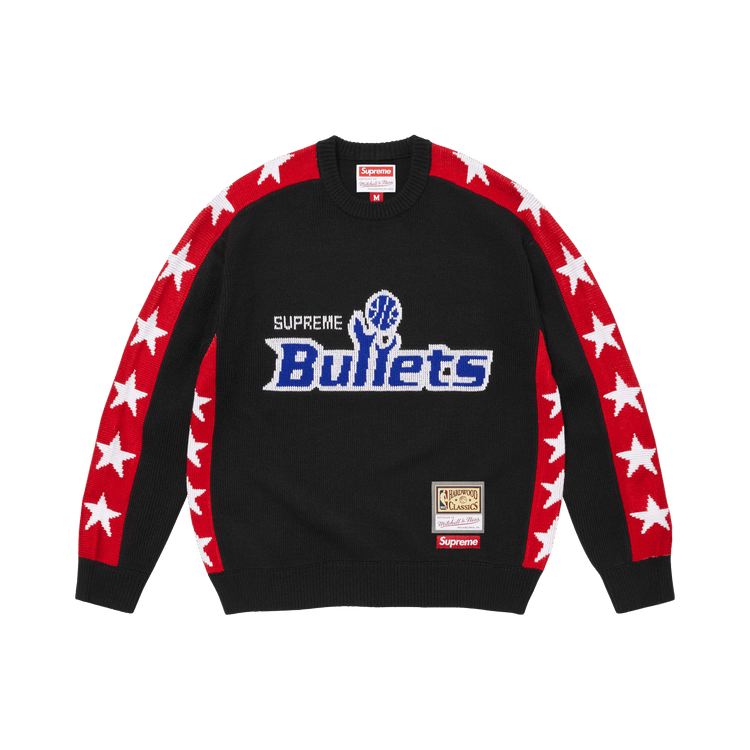 Buy Supreme x Mitchell & Ness Teams Sweater 'Black' - SS26SK36