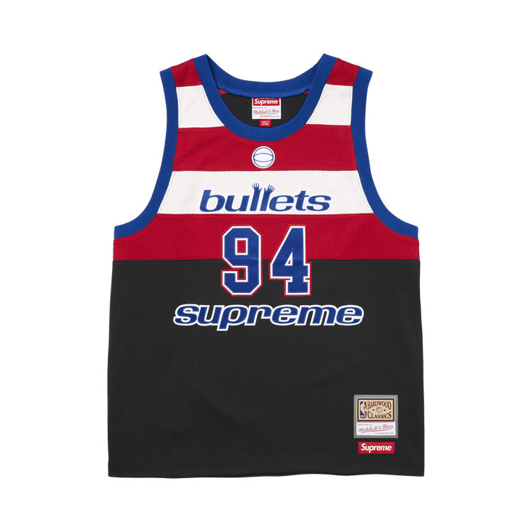 Buy Supreme x Mitchell & Ness Teams Jersey 'Black' - SS26KN76