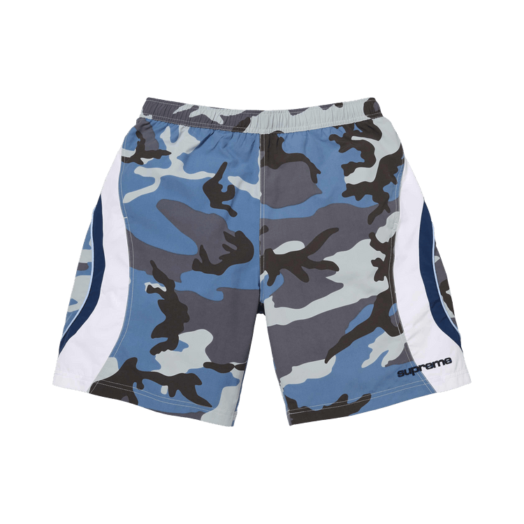 Buy Supreme Paneled Water Short 'Blue Camo' - SS26SH50 BLUE CAMO