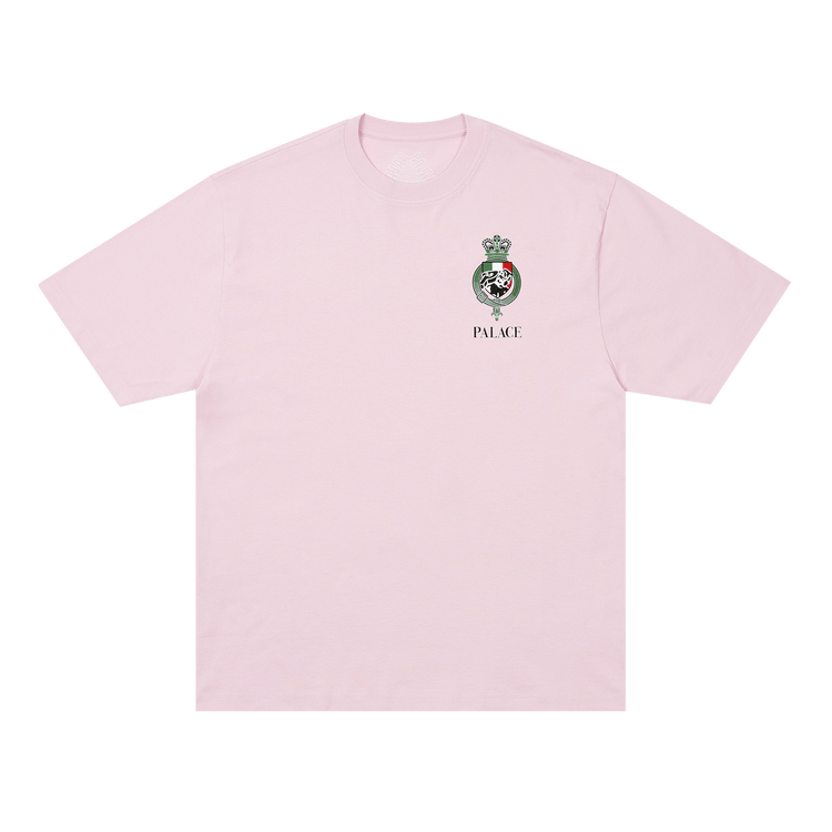 Buy Palace Heavy Crest T-Shirt 'Sweet Pink' - P30TS412 | GOAT