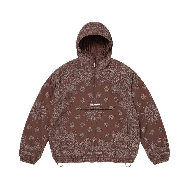 Buy Supreme Reflective Bandana Anorak 'Brown' - SS26J77 BROWN | GOAT