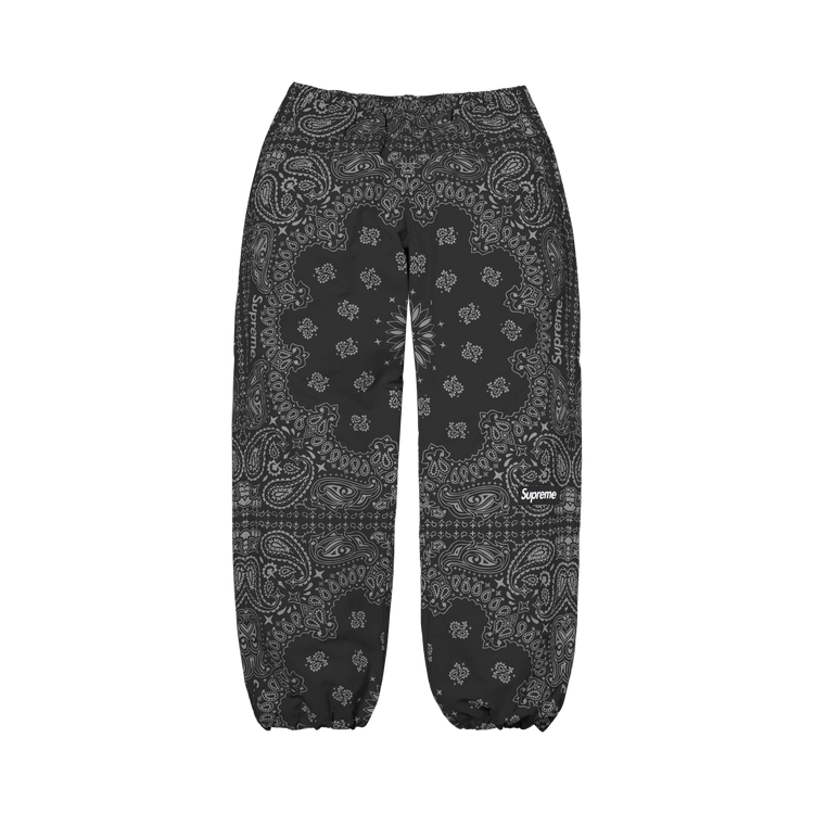 Buy Supreme Reflective Bandana Track Pant 'Black' - SS26P70 BLACK