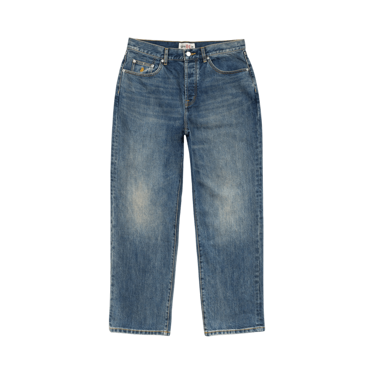 Buy Stussy Big Ol' Jean Slub Denim 'Blue' - 116797 BLUE | GOAT