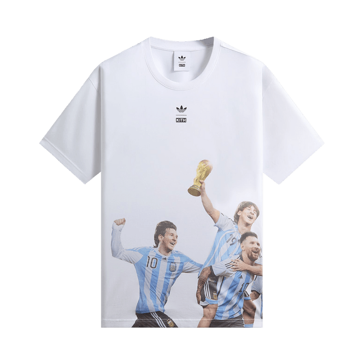 Buy Kith x Messi For Adidas World Cup Graphic Tee 'White