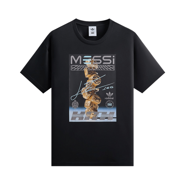 Buy Kith x Messi For Adidas Graphic Tee 'Black' - ADKU4271 | GOAT