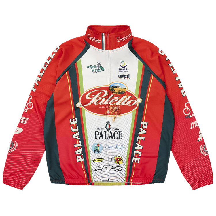 Buy Palace Palello Cycling Zip Jacket 'Red' - P30ES238 | GOAT