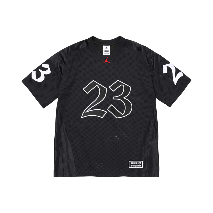 Buy Supreme x Jordan Warm Up Jersey 'Black' - SS26KN23 BLACK | GOAT