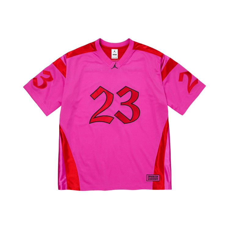 Buy Supreme x Jordan Warm Up Jersey 'Pink' - SS26KN23 PINK | GOAT