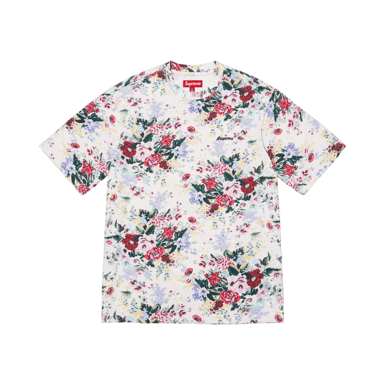 Buy Supreme Washed Short-Sleeve Top 'Floral' - SS26KN80 FLORAL | GOAT