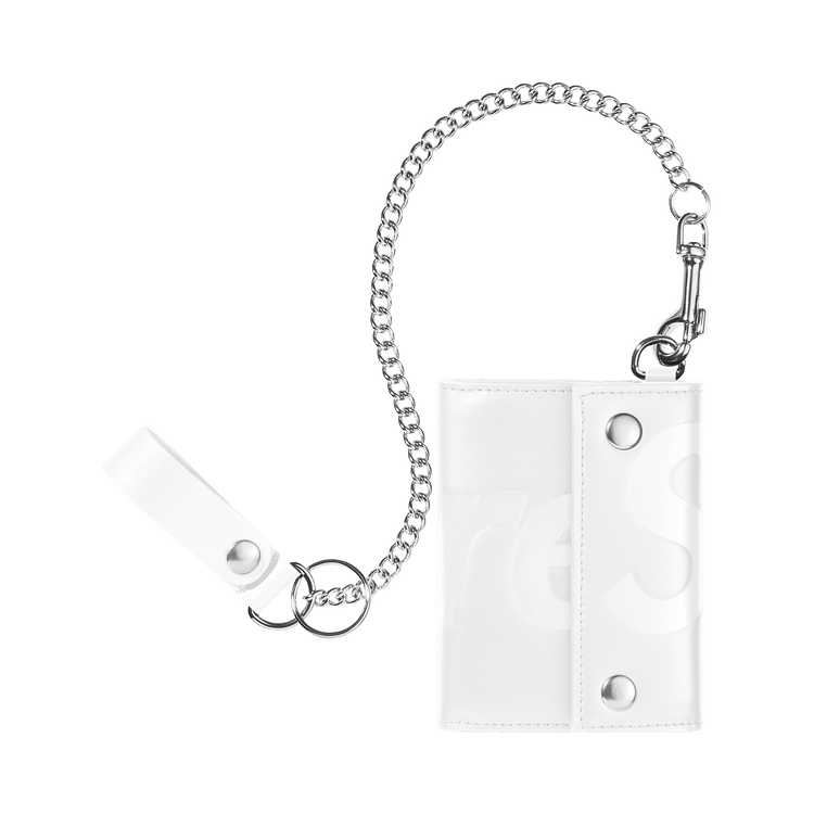 Buy Supreme Leather Chain Wallet 'White' - SS26B37 WHITE | GOAT