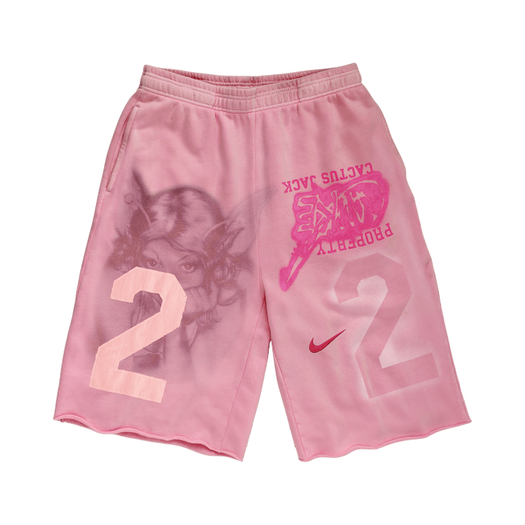 Buy Cactus Jack by Travis Scott x Nike Property Of Shorts 'Pink
