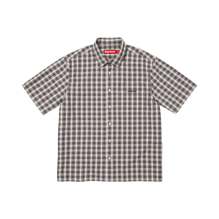 Buy Supreme Mini Plaid Short-Sleeve Shirt 'Stone' - SS26S8 STONE