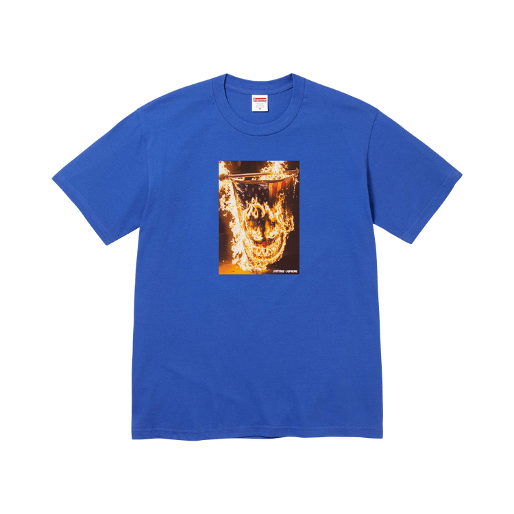 Buy Supreme x Spitfire Flag Tee 'Royal' - SS26T63 ROYAL | GOAT