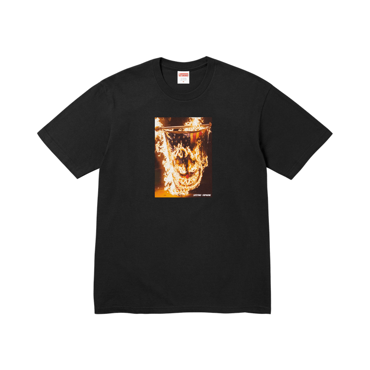 Buy Supreme x Spitfire Flag Tee 'Black' - SS26T63 BLACK | GOAT