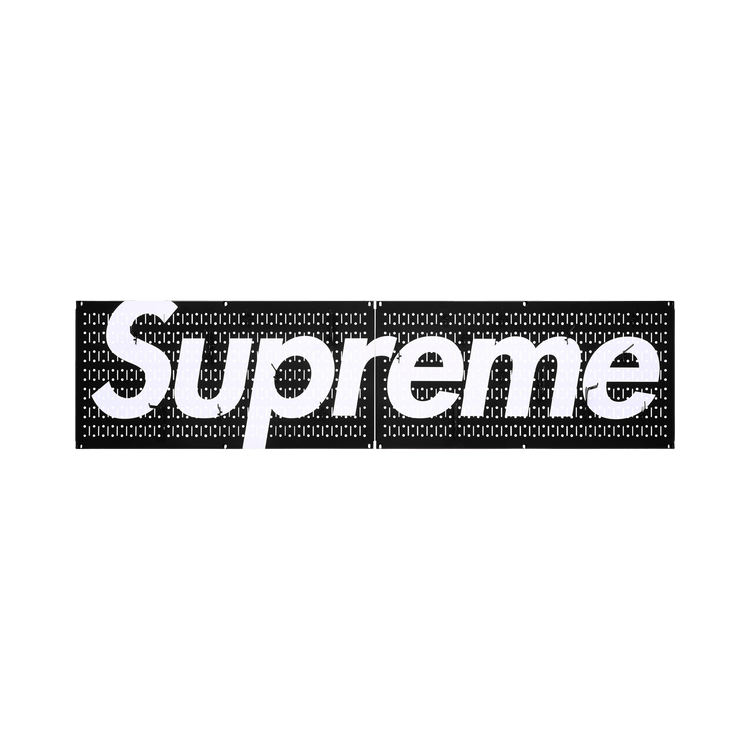 Buy Supreme x Wall Control Pegboard Panel (Set Of 2) 'Black