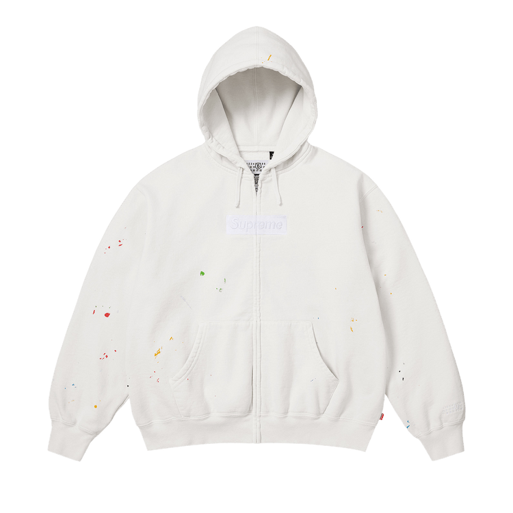 Buy Supreme x MM6 Maison Margiela Box Logo Zip Up Hooded
