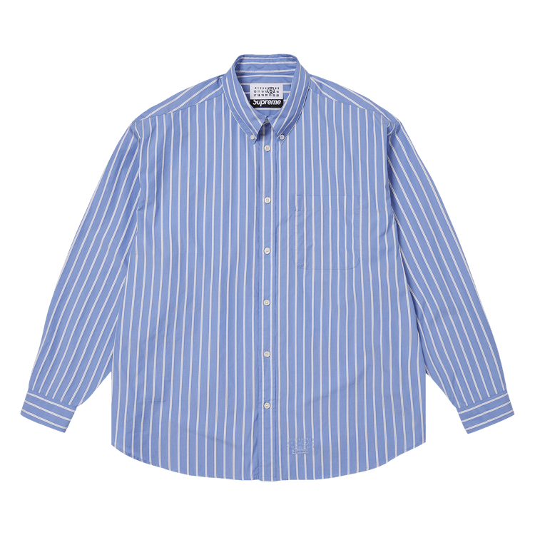 Buy Supreme x MM6 Maison Margiela Stripe Shirt 'Blue' - SS26S26