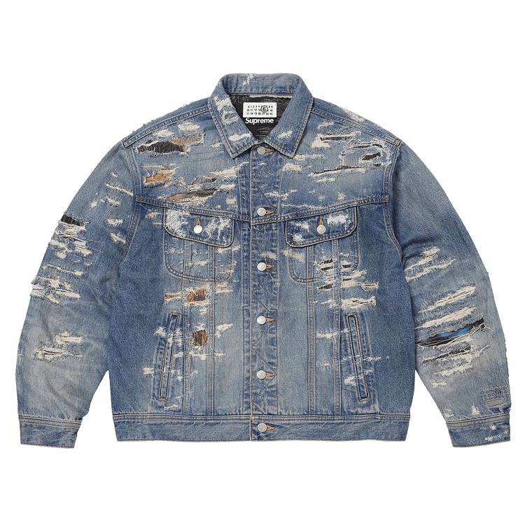 Buy Supreme x MM6 Maison Margiela Distressed Selvedge Denim