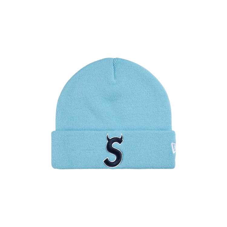 その他 New Era S Logo Beanie Light Blue supreme Buy Supreme New Era Devil S Logo Beanie 'Light Blue' - SS26BN10