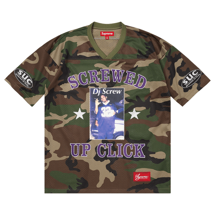 Buy Supreme x Dj Screw Jersey 'Woodland Camo' - SS26KN69 WOODLAND