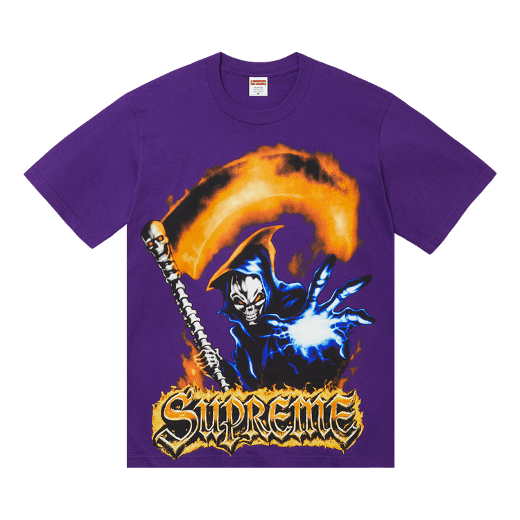 Supreme godfather Tシャツ パープル Lサイズ Buy Supreme Grim Reaper Tee 'Purple' - SS26T68 PURPLE | GOAT