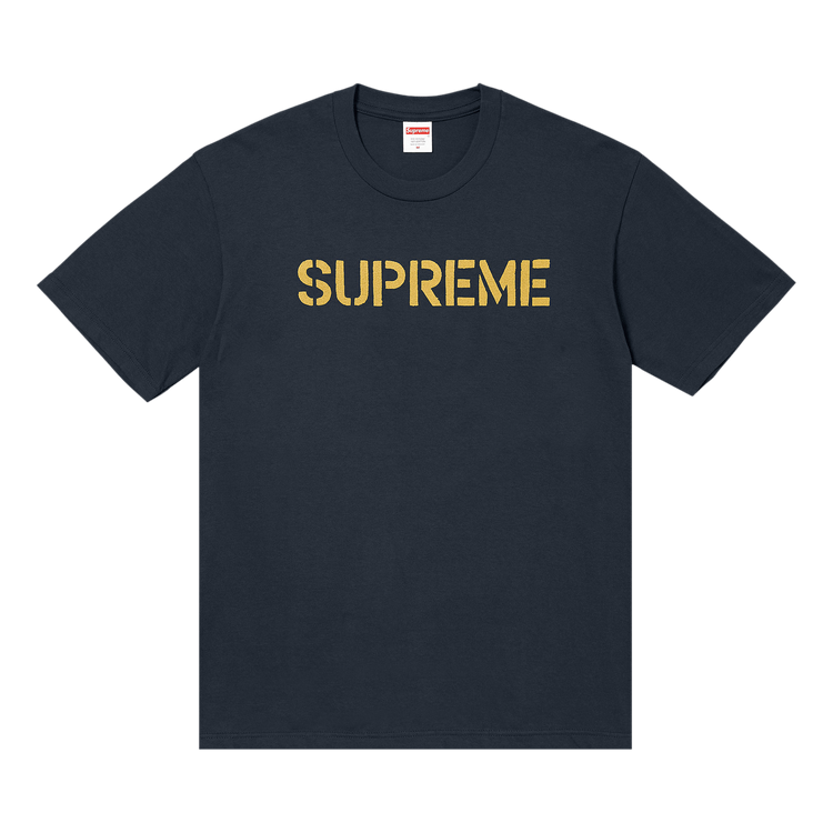 Buy Supreme Hard Tee 'Navy' - SS26T64 NAVY | GOAT