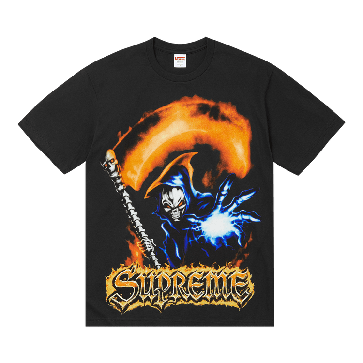Buy Supreme Grim Reaper Tee 'Black' - SS26T68 BLACK | GOAT