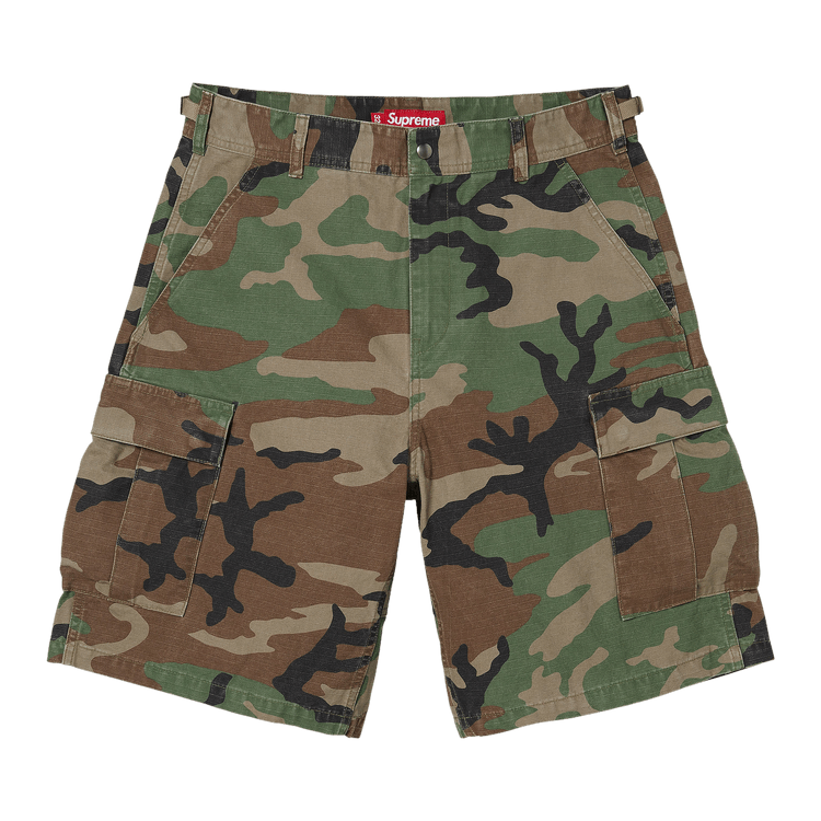 Buy Supreme Cargo Short 'Woodland Camo' - SS26SH13 WOODLAND CAMO